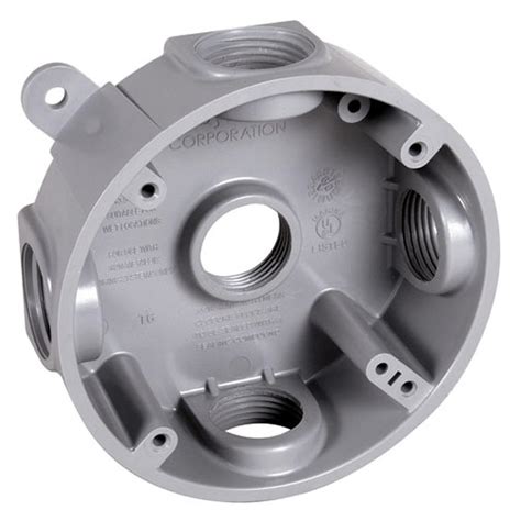 round electrical box to outlet|surface mount round electrical box.